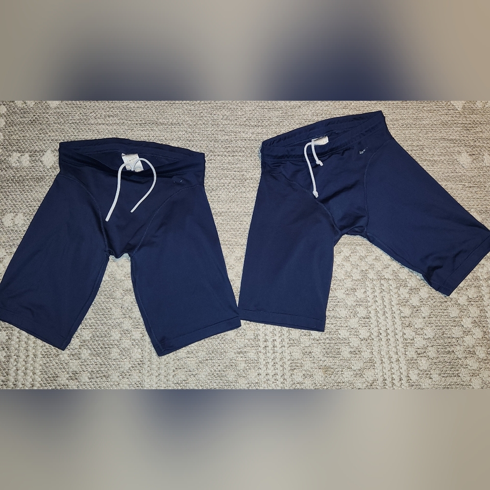 2 Nike Pro Elite Track & Field Compression Shorts Made in USA 337780-419 XL Blue